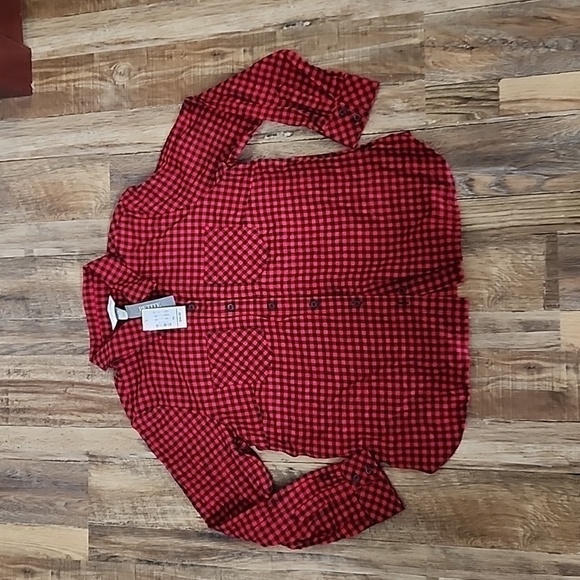 Christopher & Banks Tops - NWT Christopher & Banks Flannel Sz Petite Large
